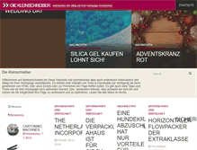 Tablet Screenshot of diekleinschreiber.de